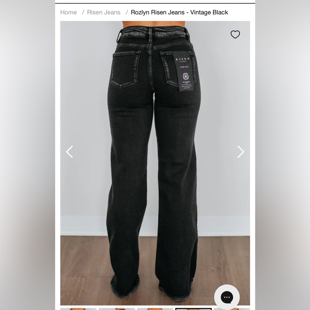 Rozlyn Risen Jeans in Vintage Black